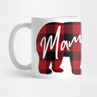 Mama Bear. Buffalo Plaid design Mug